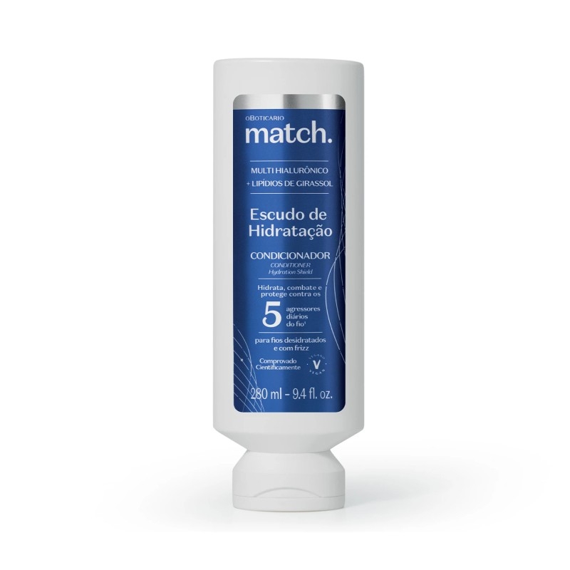 Condicionador Match. Escudo De Hidratação 280Ml