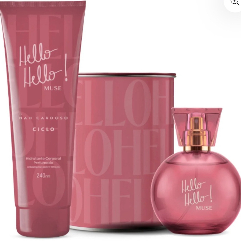 Combo Kit Muse Deo Colônia 100ml + Loção Hidratante Perfume Feminino
