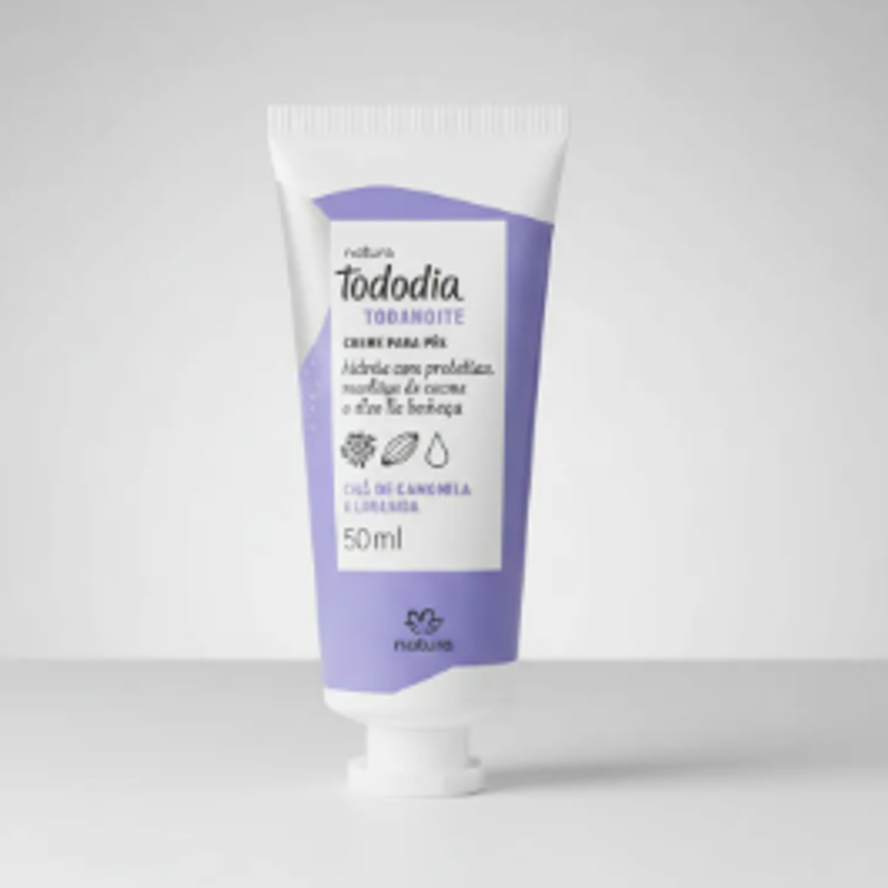 Tododia Chá de Camomila e Lavanda Creme para os Pés