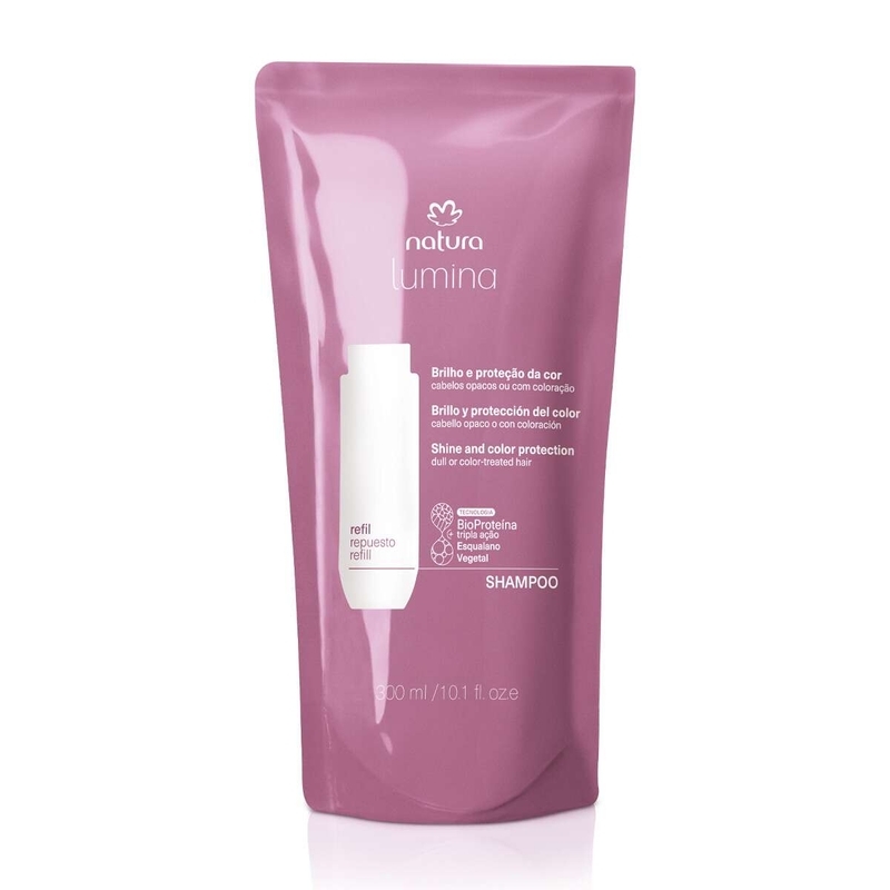 Refil shampoo revitalizante - cabelos opacos ou com coloração - 300 ml