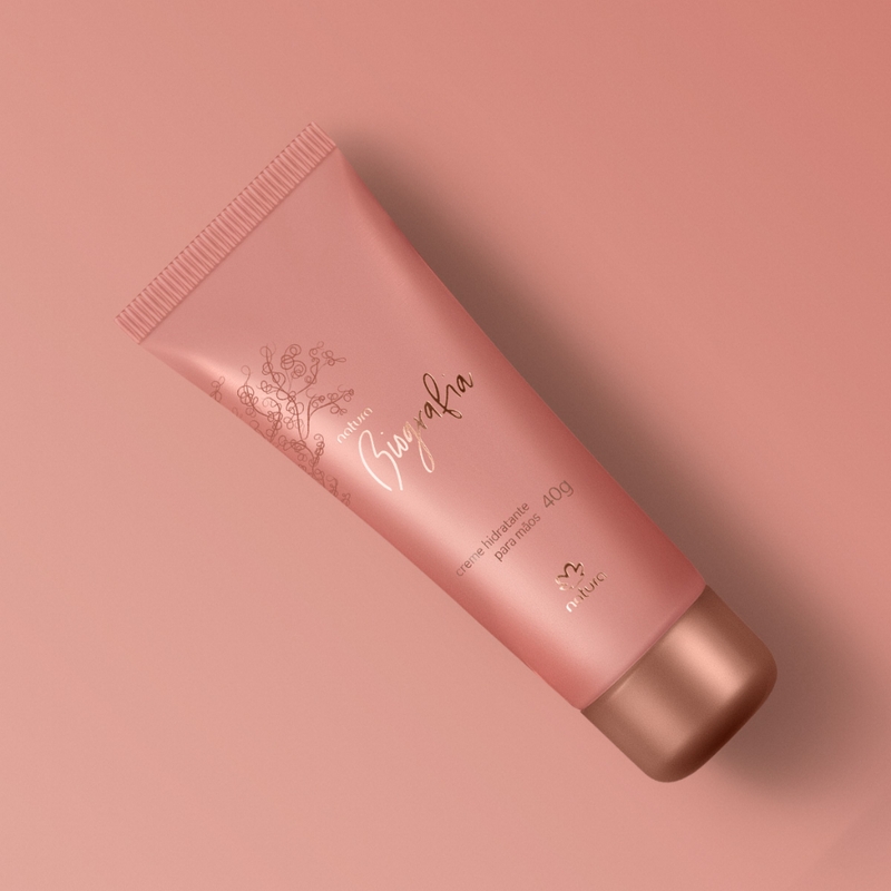 Natura Hidratante Para As Mãos Biografia Feminino 40g