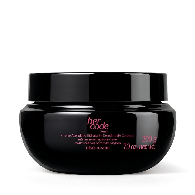 Creme Aveludado Hidratante Desodorante Corporal Her Code Touch 200g
