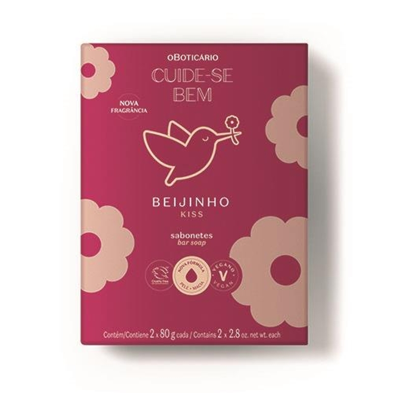 Sabonete Cuide-Se Bem Beijinho 2X80g cada