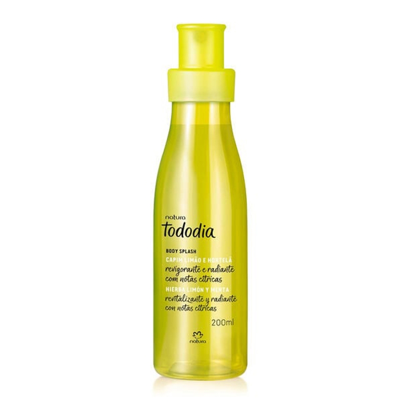 TODODIA CAPIM LIMÃO E HORTELÃ BODY SPLASH 200ml
