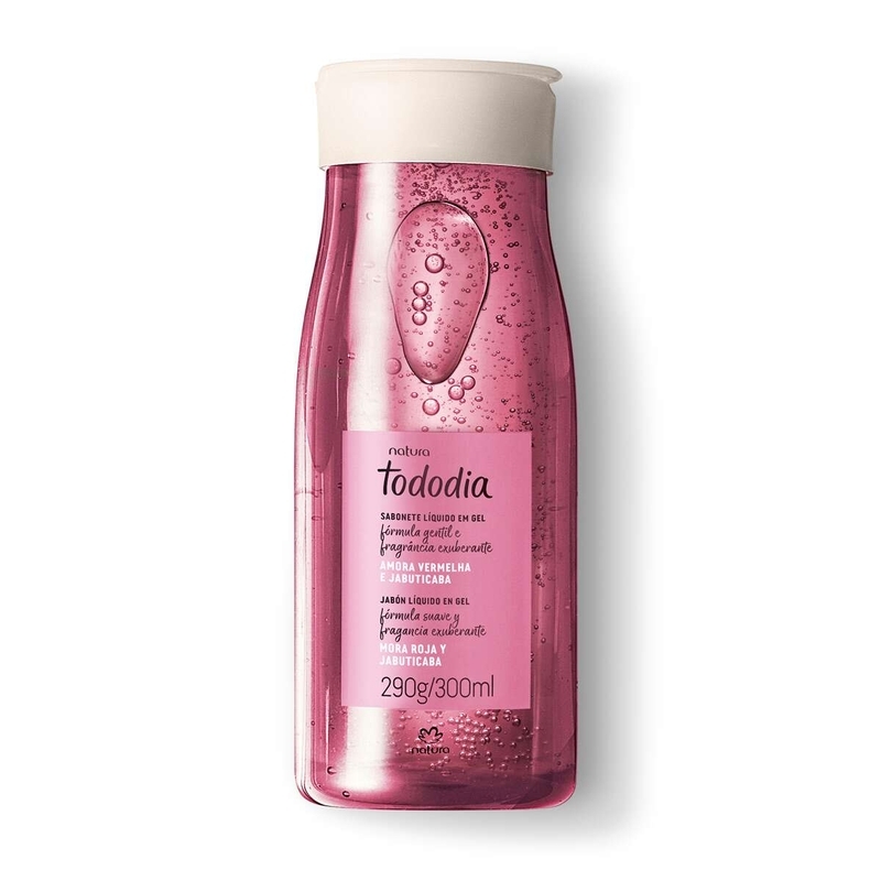 Sabonete líquido em gel amora vermelha e jabuticaba - 290 g/300 ml