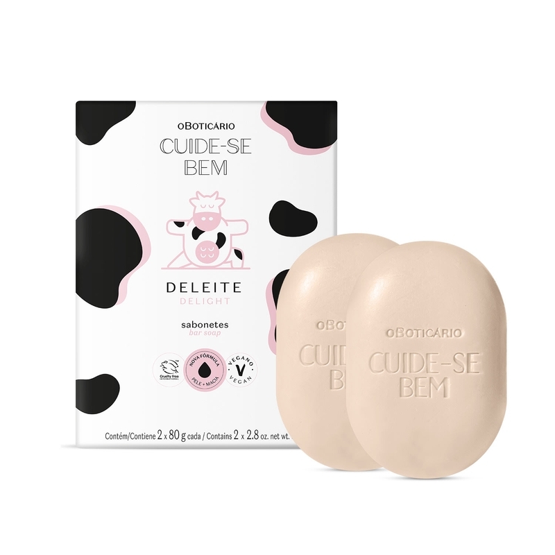 Sabonete Cuide-Bem Deleite 2x80g cada