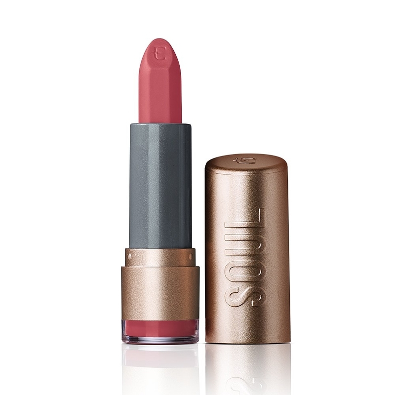 Batom Soul Kiss Me Efeito Matte cor Pink Nude 3,7G