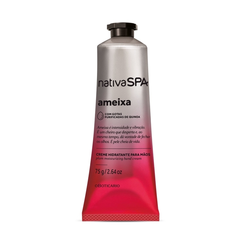 O Boticário Nativa Spa Ameixa - Creme Hidratante Para Mãos 75G