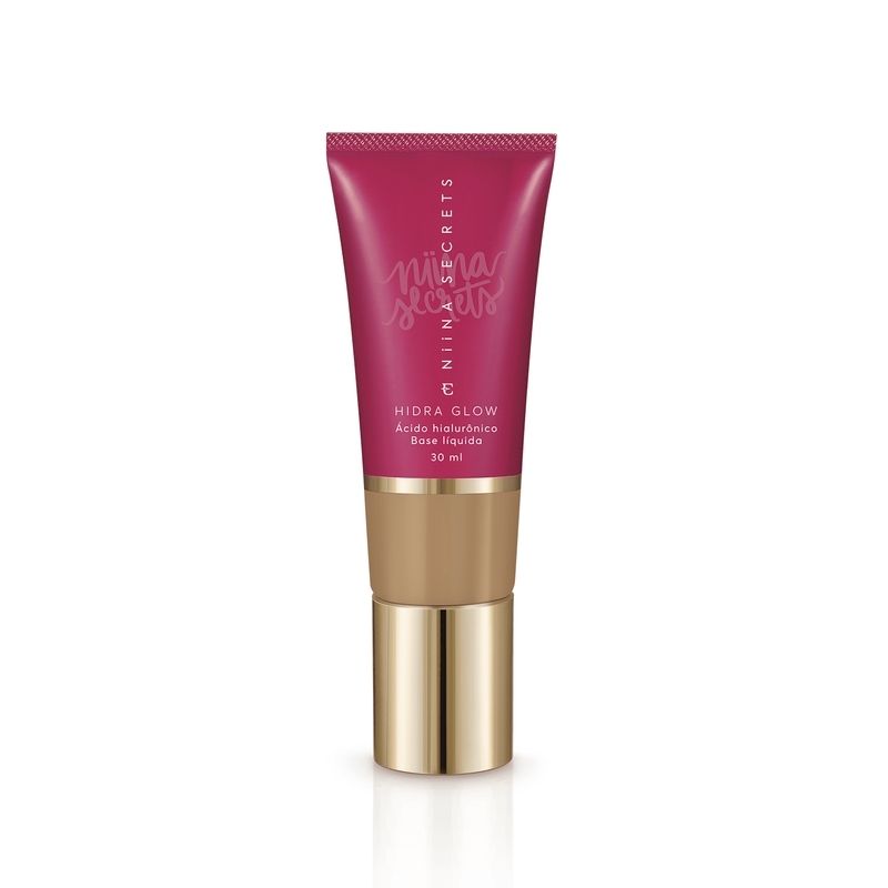 NIINA SECRETS HIDRA GLOW BASE LÍQUIDA COR 55, 30ML