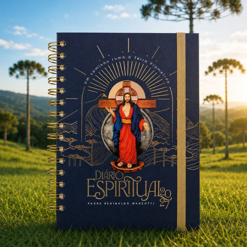 Diário Espiritual 2027 - Azul