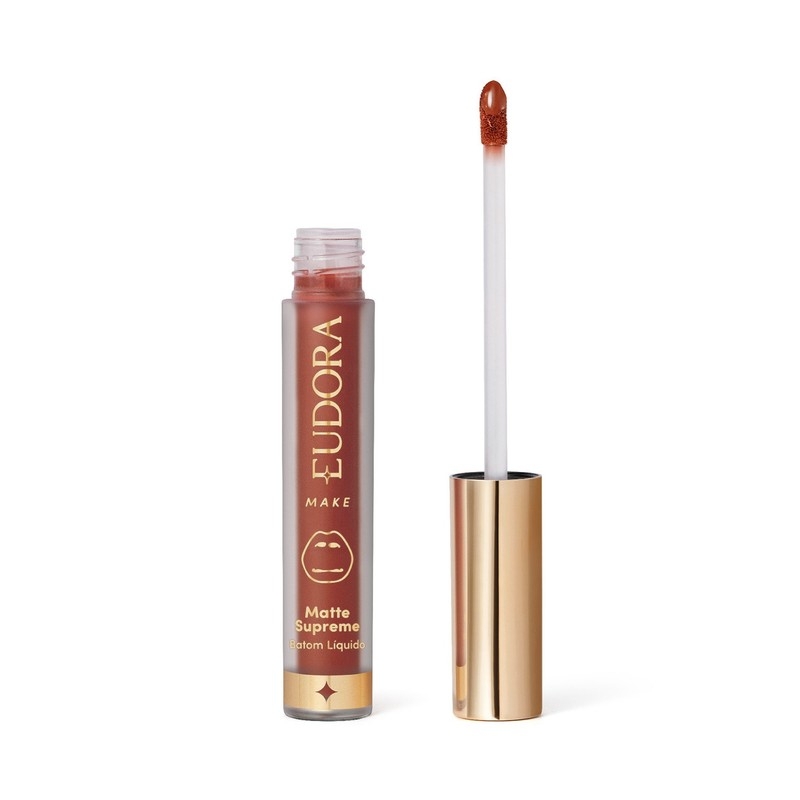 Batom Líquido Matte Supreme Canela Adam Mitch E Eudora Make 4Ml