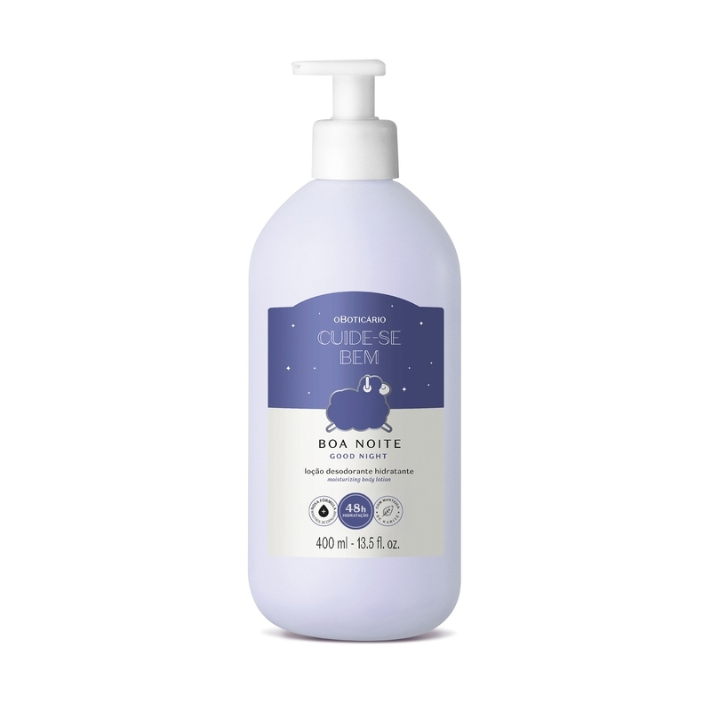 Loção Desodorante Hidratante Corporal Cuide-Se Bem Boa Noite 400Ml