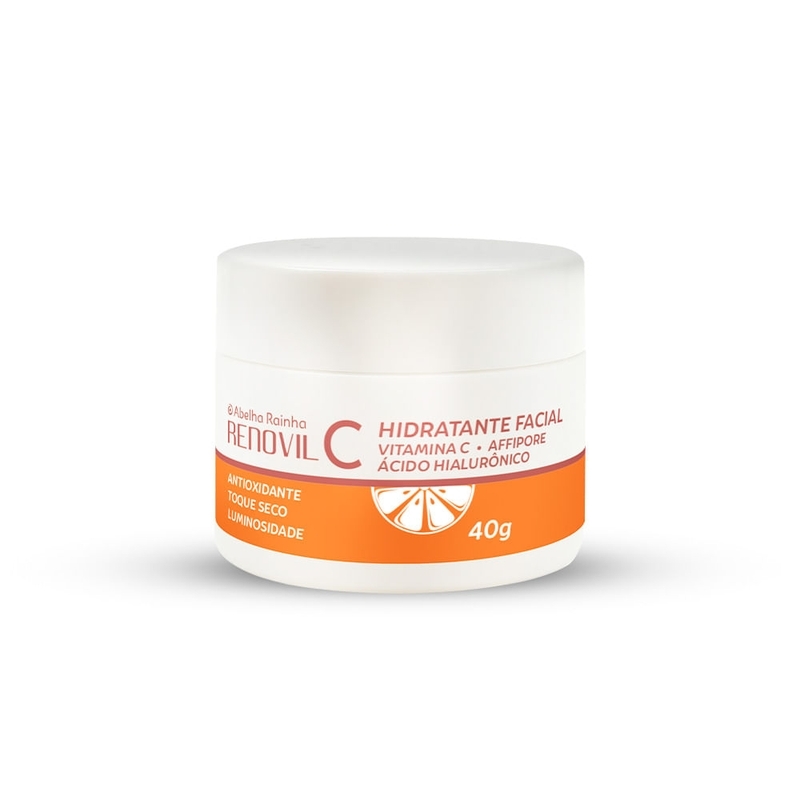 Renovil C Hidratante Facial Toque Seco Com Vitamina C 40g