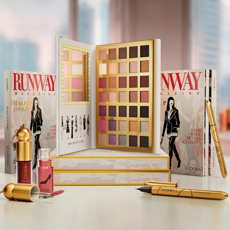 Palette de Sombras Eudora Make O Diabo Veste Prada Runway Magazine 28g