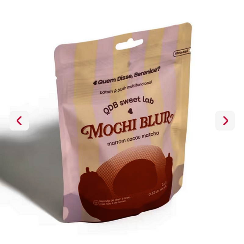 Batom E Blush Multifuncional Marrom Cacau Matcha Mochi Blur 3,5G - foto 6