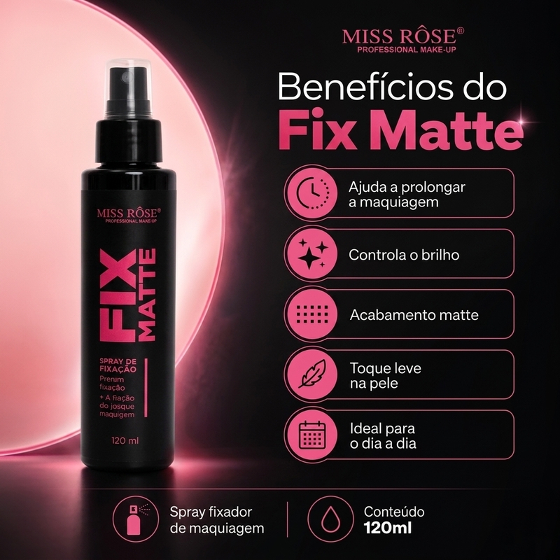 Fix Matte Fixador de Maquiagem - 120ml - foto 2