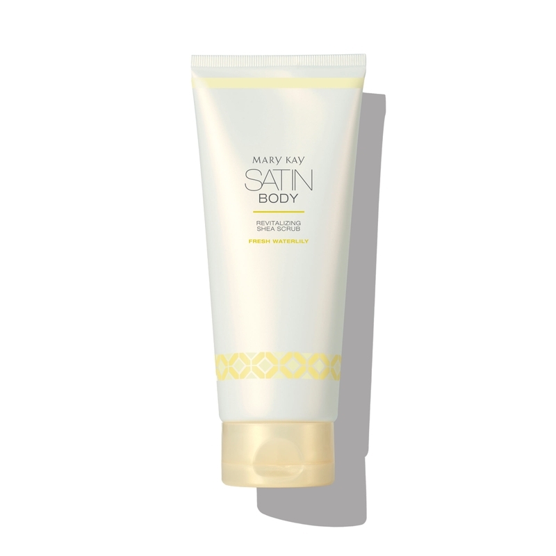 Esfoliante Corporal Revitalizante Satin Body  - Karité Essência de Chá Branco & Citrus Mary Kay