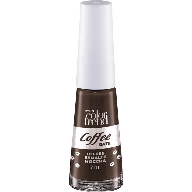 PRESENTE AVON COLOR TREND COLEÇÃO COFFEE DATE ESMALTE Moccha - 7 ml