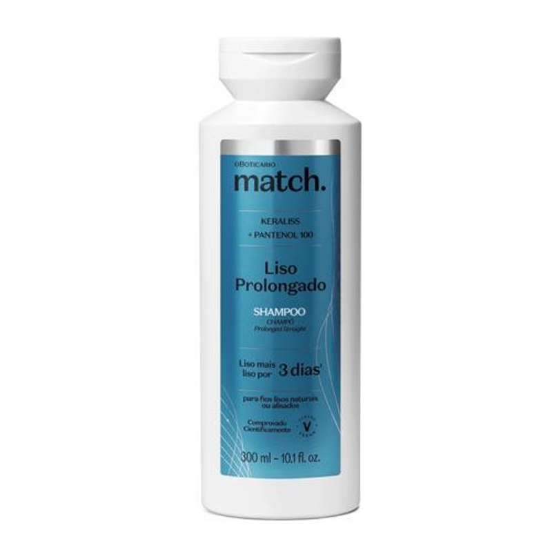 Shampoo Match Liso Prolongado 300ml