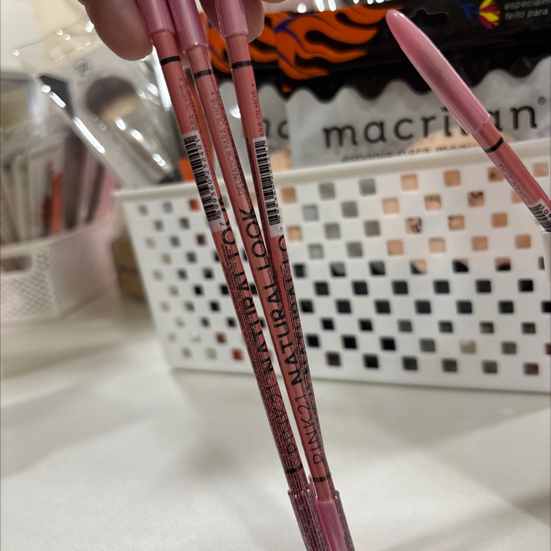Lápis 2 em 1 Pink 21 (marrom/preto)