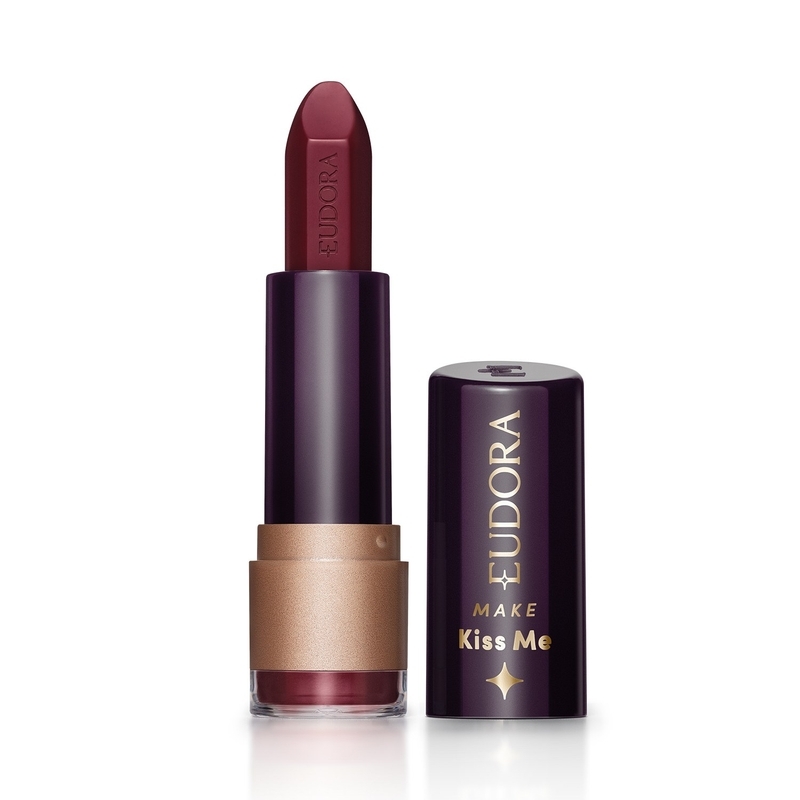 Batom Matte Vinho Cabernet Eudora Make Kiss Me 3,7g
