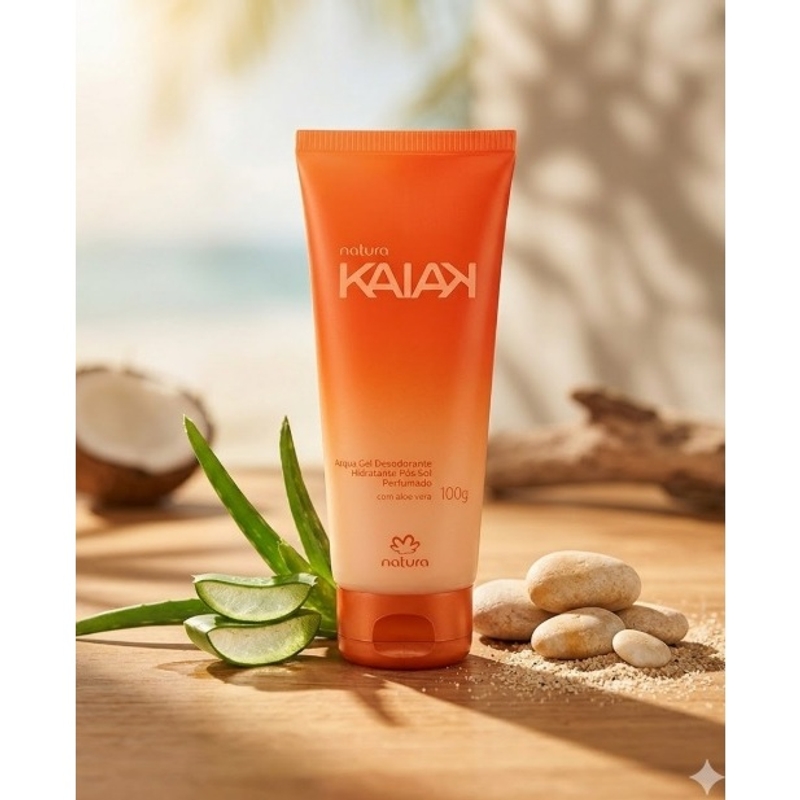 Acqua Gel Desodorante Hidratante Pós-sol Perfumado Kaiak FEM