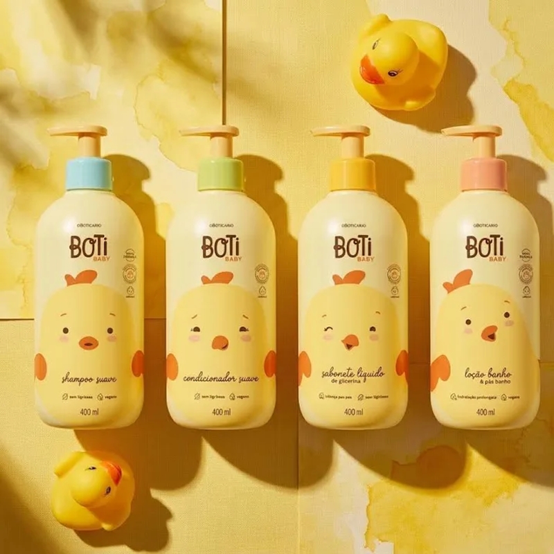 Combo Baby Boti 400ml. Com 4 Itens