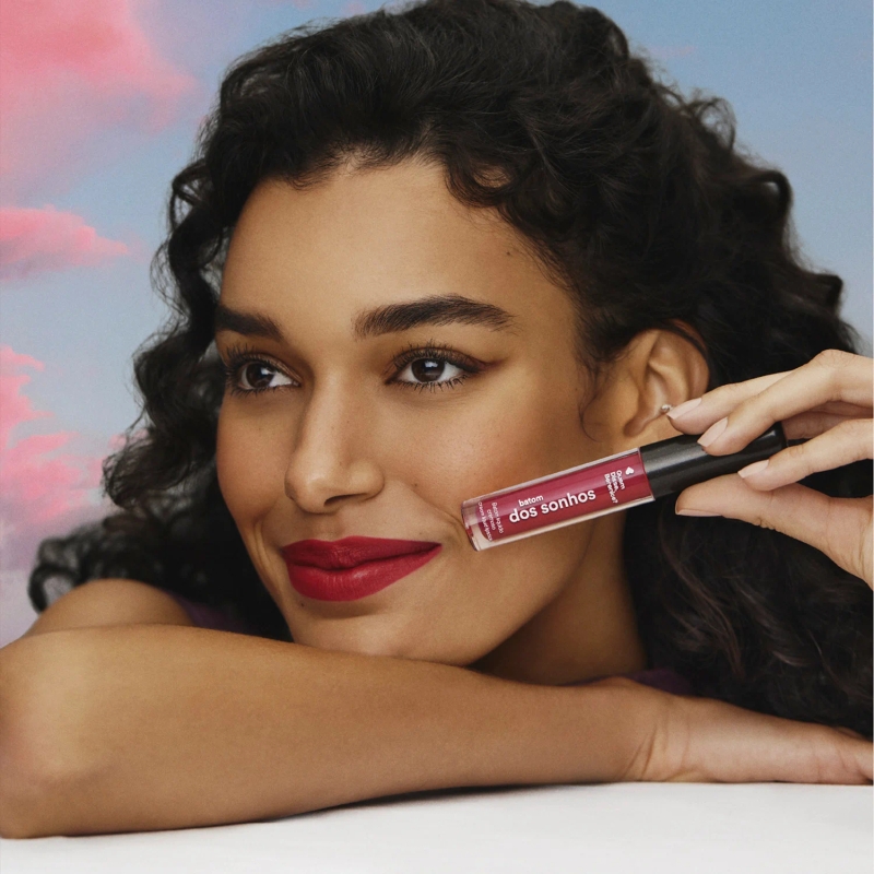 Batom Líquido Cremoso Vermelho Vermelite dos Sonhos 4ml - foto 3