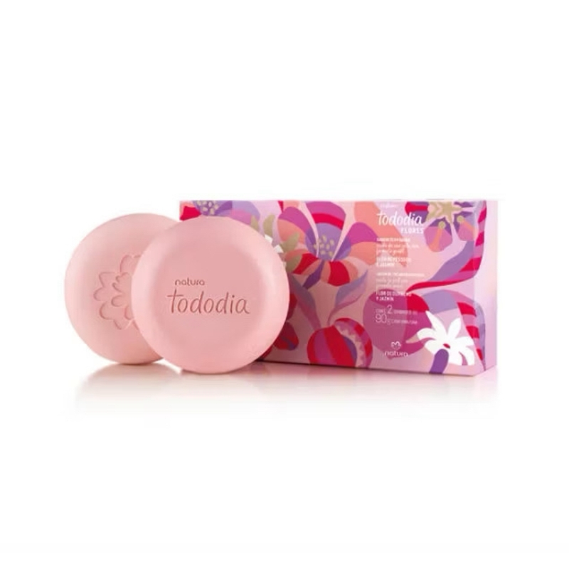 2 Sabonetes Flor De Pêssego E Jasmim