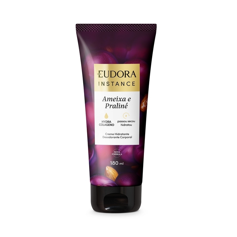 Creme Hidratante Desodorante Corporal Instance Ameixa e Praliné 180ml