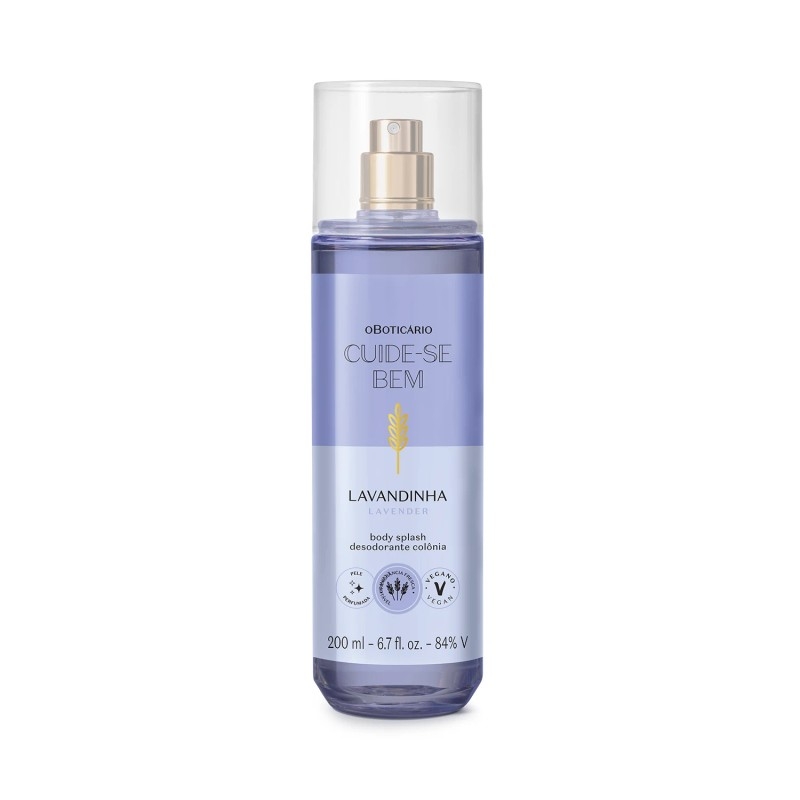 Body Splash Desodorante Colônia Cuide-se Bem Lavandinha 200ml