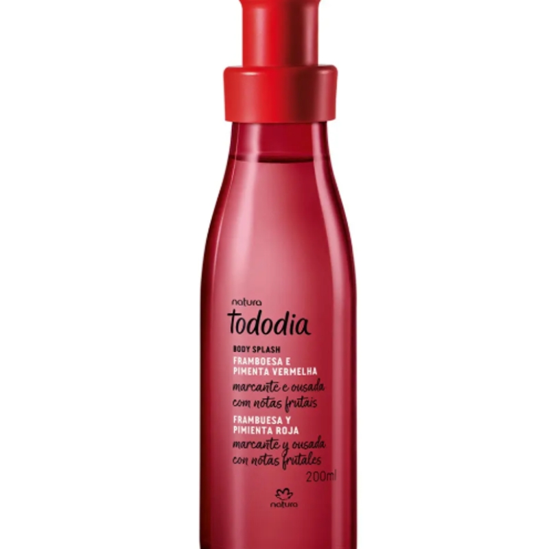 Body Splash Tododia Framboesa e Pimenta Vermelha 200ml