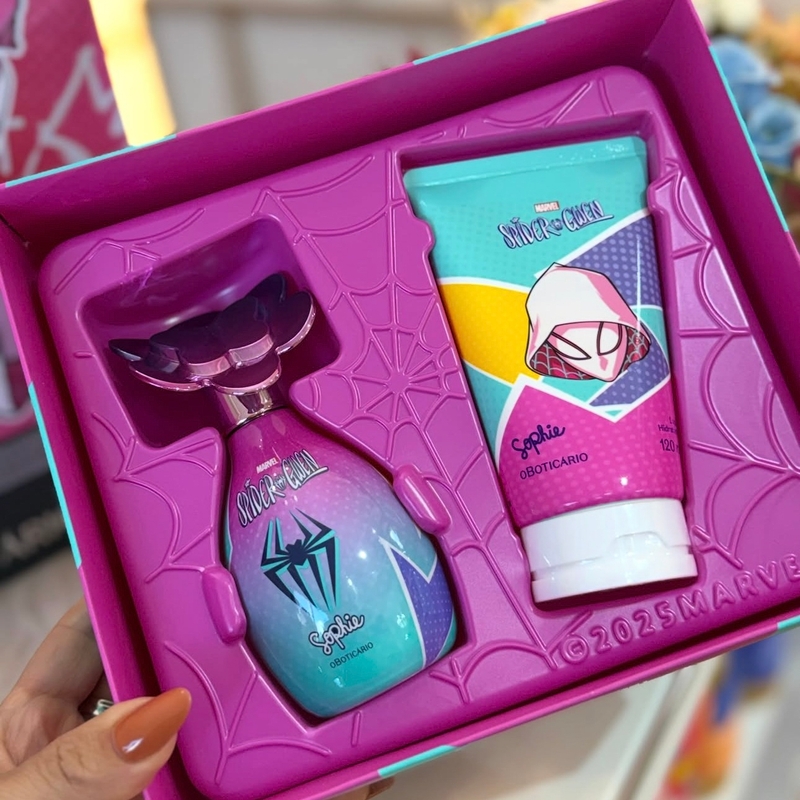 Kit Presente Dia Das Crianças Sophie Spider-Gwen (2 Itens)