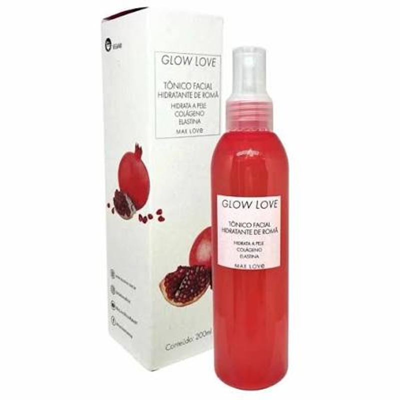 Tônico facial hidratante de romã - 200ml
