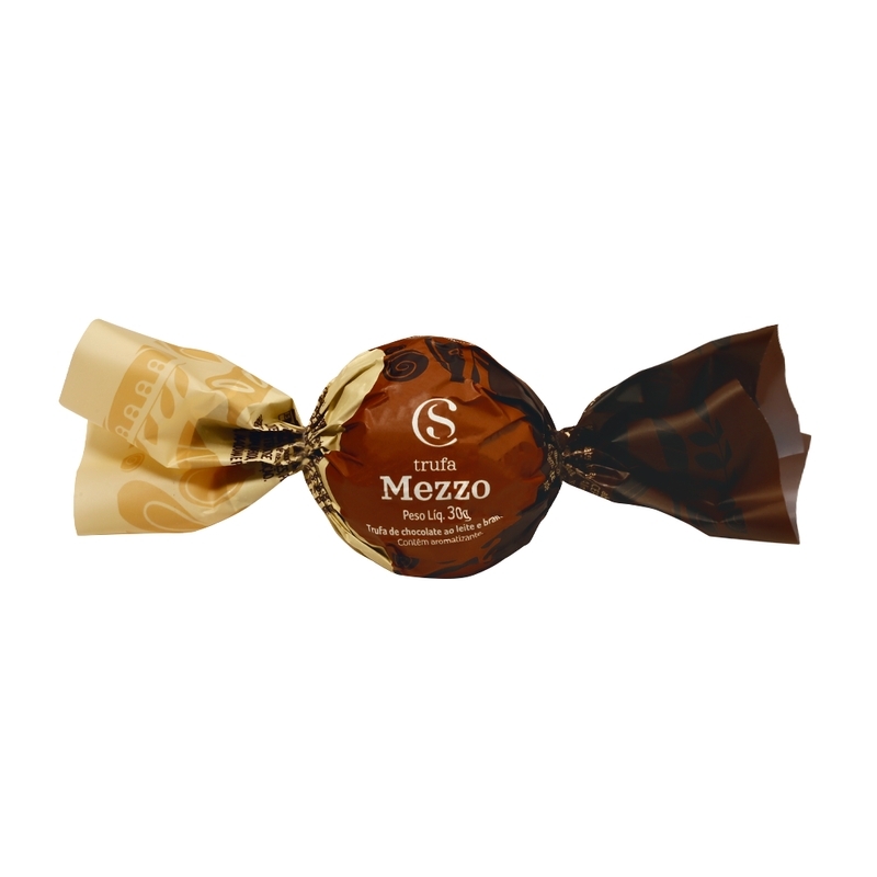 Trufa de Chocolate ao Leite e Branco Mezzo 30g