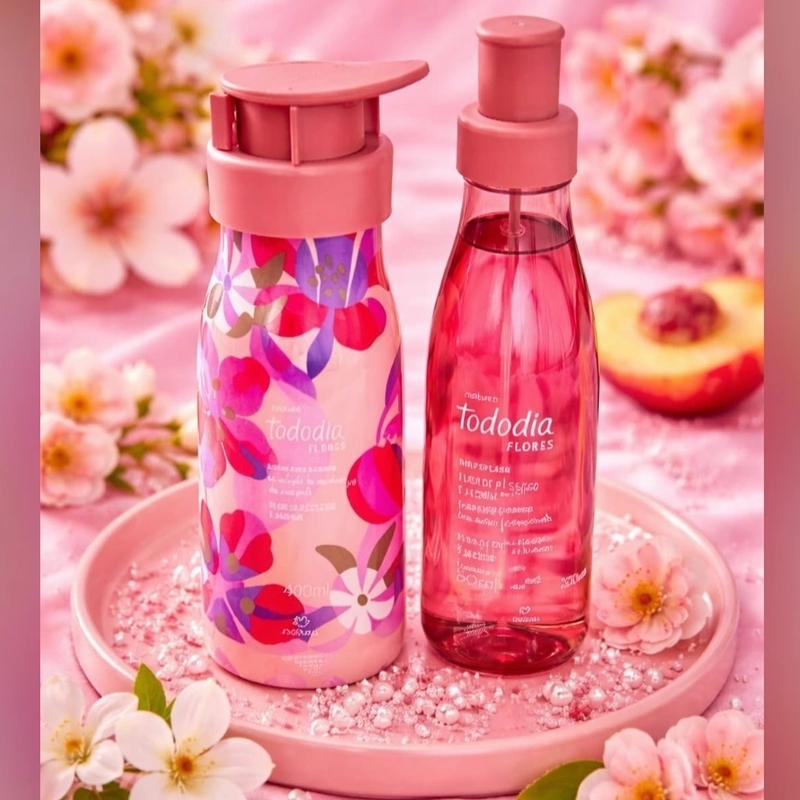 Tododia Flores Body Splash Pêssego E Jasmin