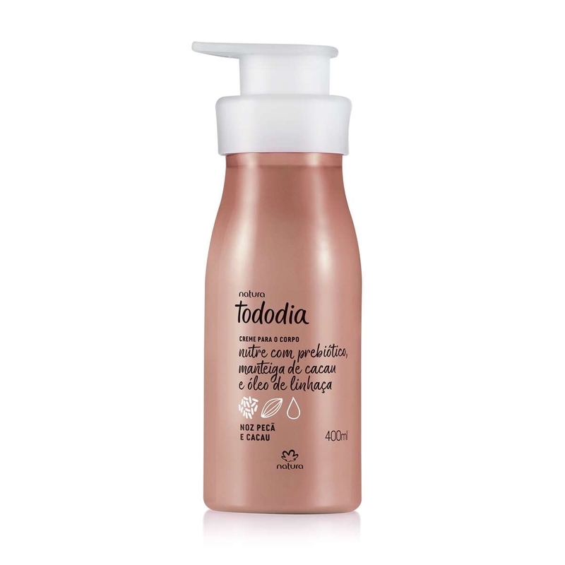 Creme Desodorante Nutritivo Corporal Tododia Noz Pecã e Cacau - 400 ml