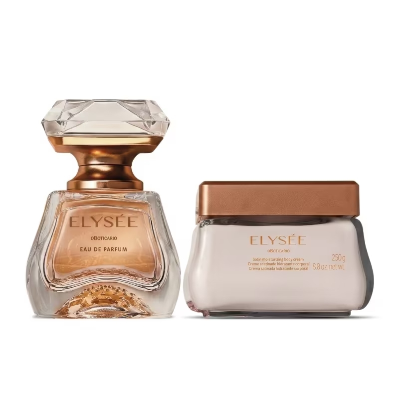 Combo Elysèe: Eau De Parfum 50ml + Creme Acetinado Corporal 250g