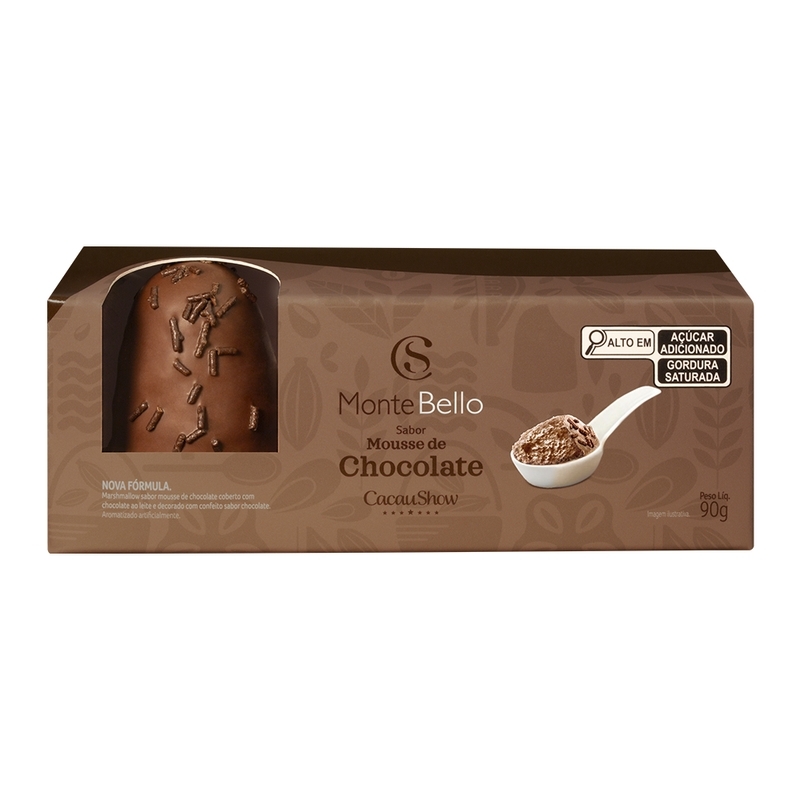 Marshmallow MonteBello Mousse de Chocolate 90g