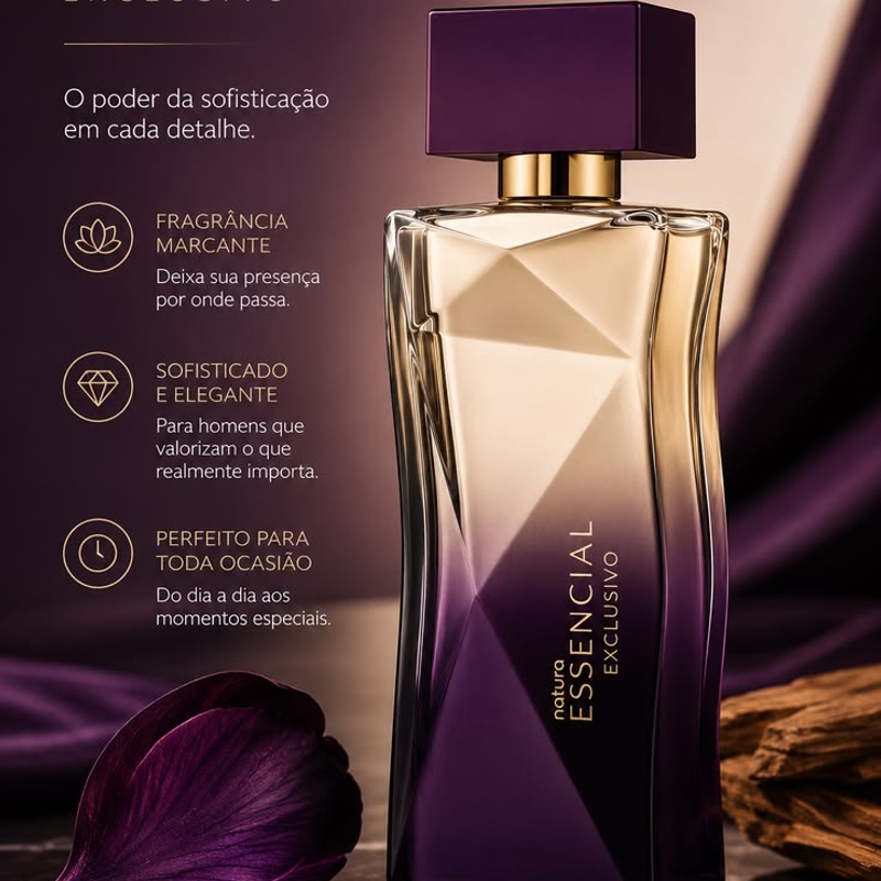 Deo parfum essencial exclusivo feminino - 100 ml