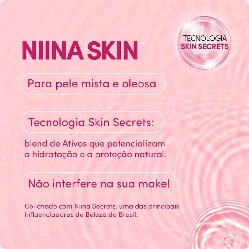 Hidratante Facial Matificante Antioleosidade Niina Skin 40g - foto 2