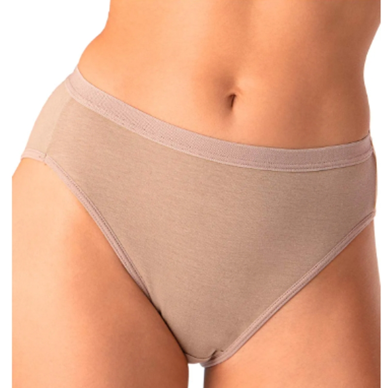 DeMillus Calcinha Calça Cavada Lithos Cotton EG - Bege
