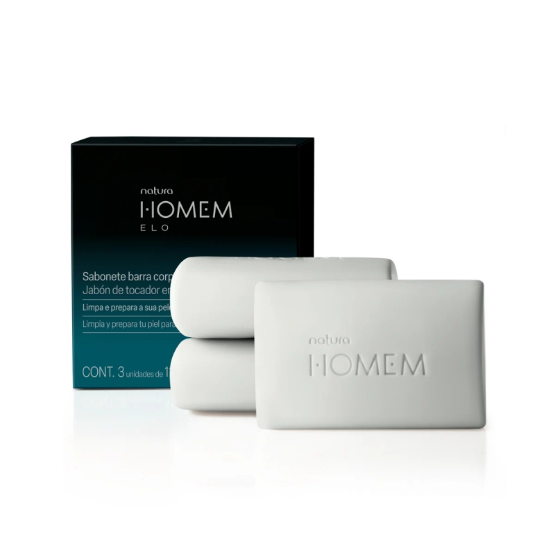 SABONETE BARRA HOMEM ELO 3X100G