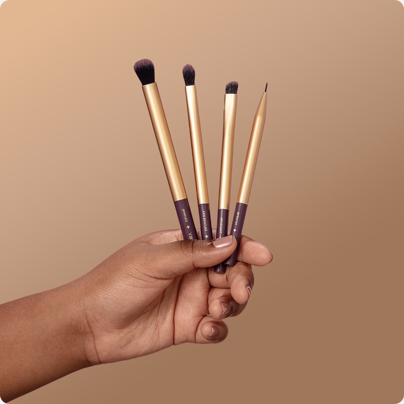 Kit De Pincéis Para Olhos Essentials Eudora - foto 3