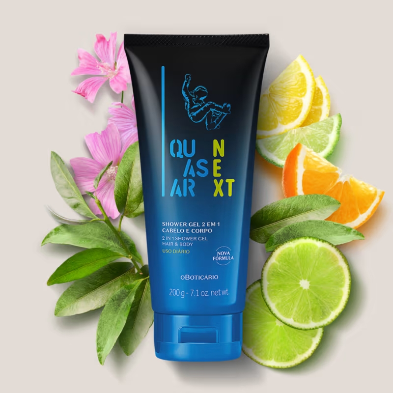 Shower Gel Infantil 2 em 1 Cabelo e Corpo Quasar Next 200g - foto 2