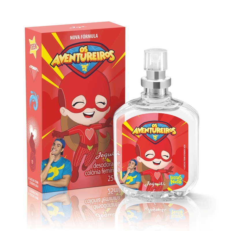 Os Aventureiros Luccas Neto Feminina Desodorante Colônia, 25 ml