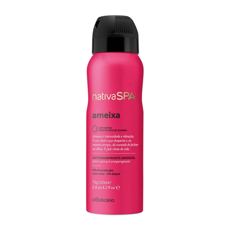 Desodorante Aerosol Antitranspirante Nativa SPA Ameixa 75g - DSC