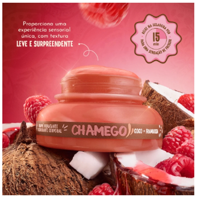 Frappé Hidratante Desodorante Corporal Chamego 200ml - foto 2