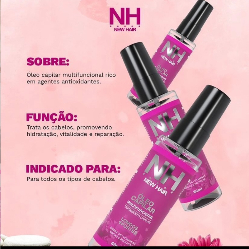 Óleo Capilar Multifuncional New Hair