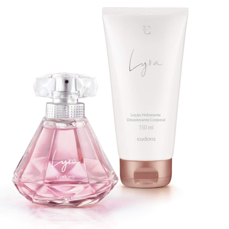 Eudora Kit Lyra Colônia Desodorante + Hidratante Desodorante